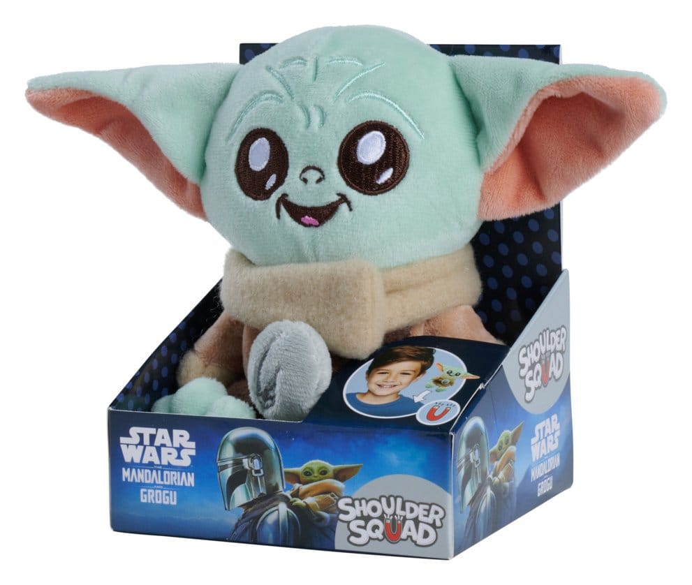 Star Wars Mandalorian Grogu Schulter-Plüschfigur 13 cm