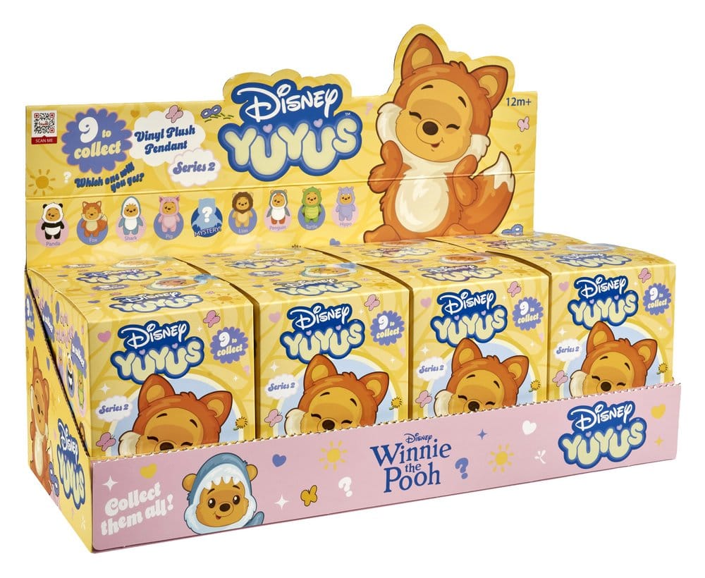 Disney YuYus Plüsch Schlüsselanhänger Wave 2 Winnie the Pooh 13 cm Blindbox Display (8)