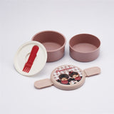 Monchhichi Zweilagige Runde Lunchbox