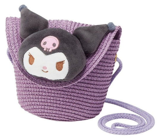 Sanrio Schultertasche Kuromi Straw