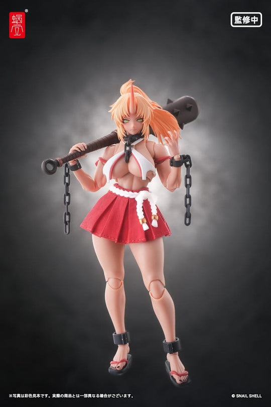 Original Character Actionfigur 1/12 RPGEX-08 Oni Miko Second Daughter Momiji 17 cm
