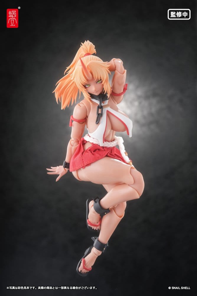 Original Character Actionfigur 1/12 RPGEX-08 Oni Miko Second Daughter Momiji 17 cm