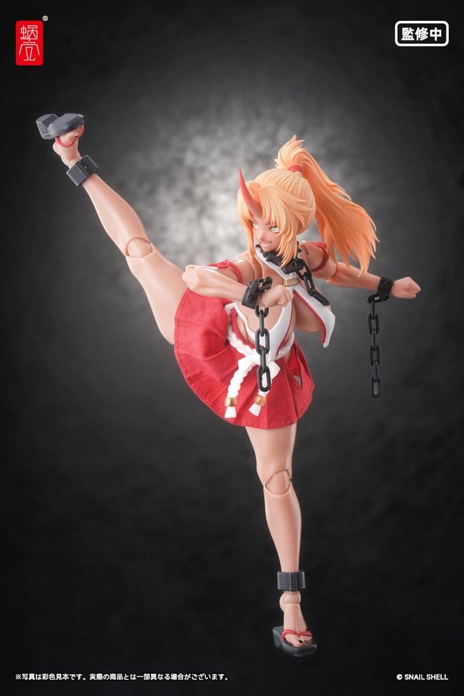 Original Character Actionfigur 1/12 RPGEX-08 Oni Miko Second Daughter Momiji 17 cm
