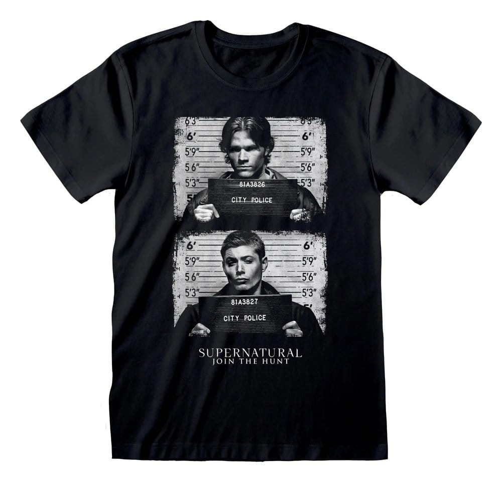Supernatural T-Shirt Line Up Black Größe L