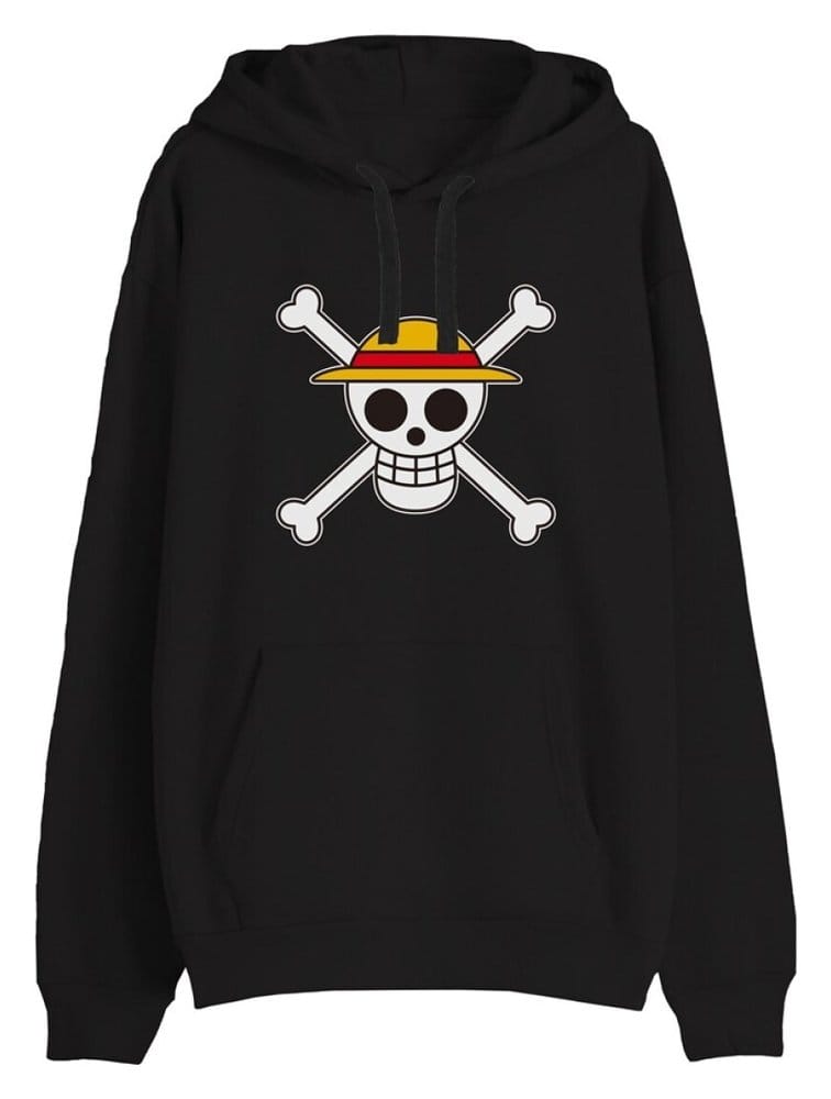 One Piece Sweater Skull Schwarz