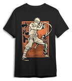 Naruto Shippuden T-Shirt Pose Black Größe M