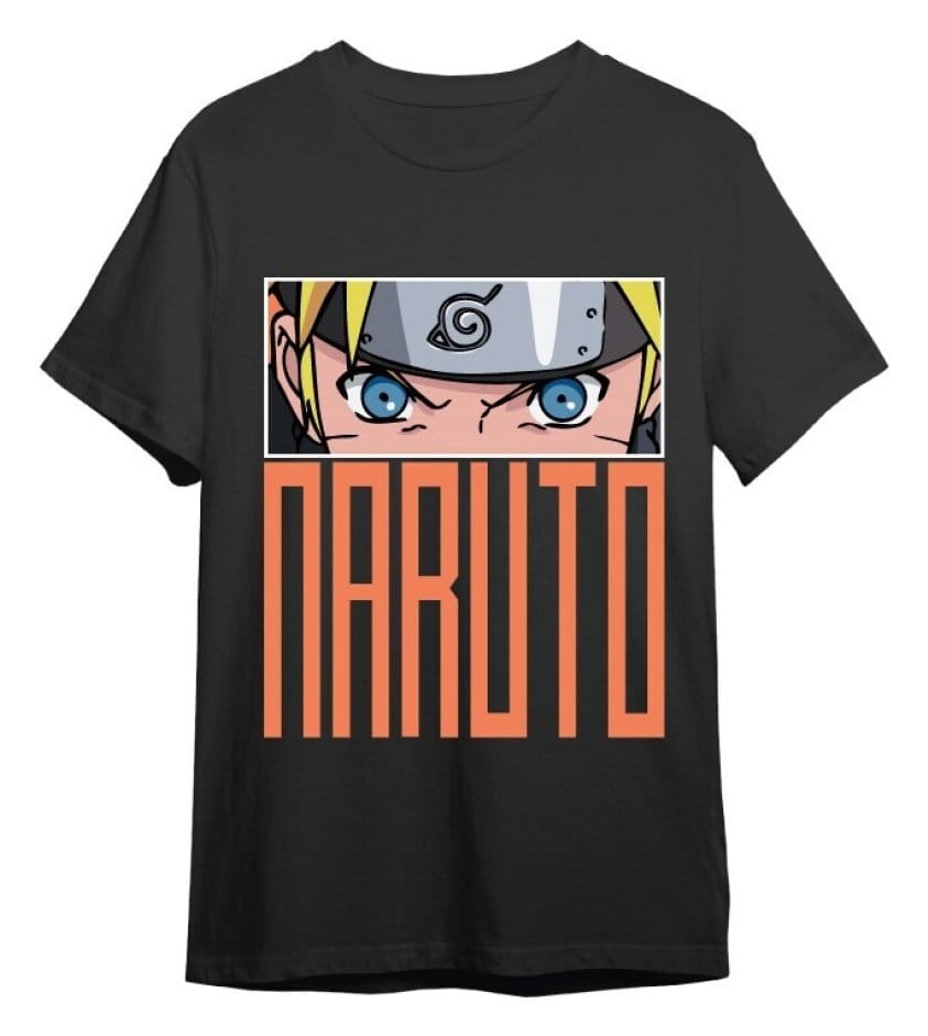 Naruto T-Shirt Naruto Eyes Black Größe M