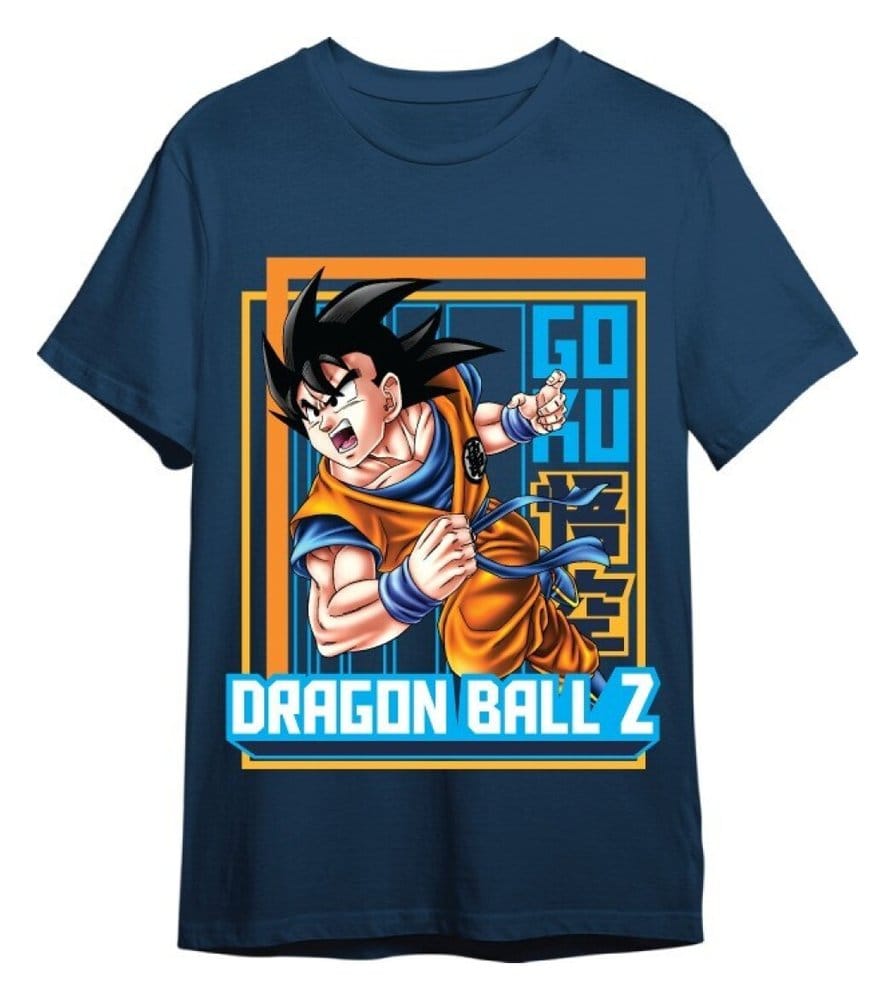Dragon Ball Z T-Shirt Goku Jeansblau Größe S