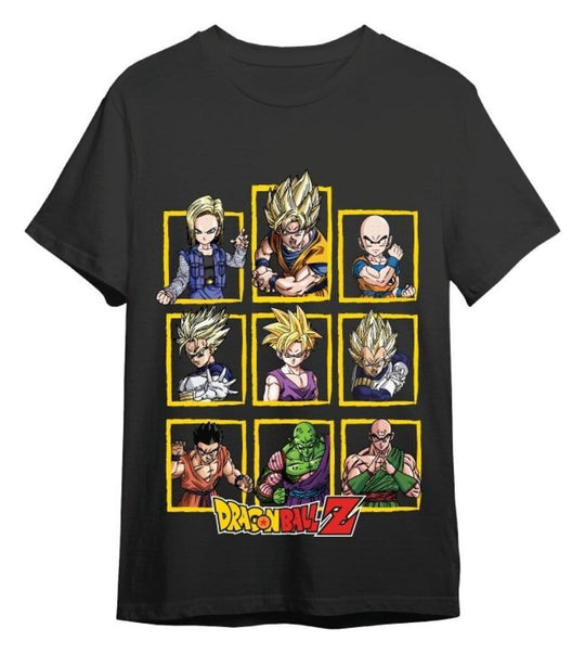 Dragon Ball Z T-Shirt Characters Schwarz Größe M