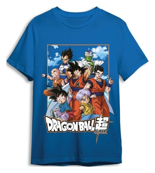 Dragon Ball Super T-Shirt Characters Marineblau Größe L