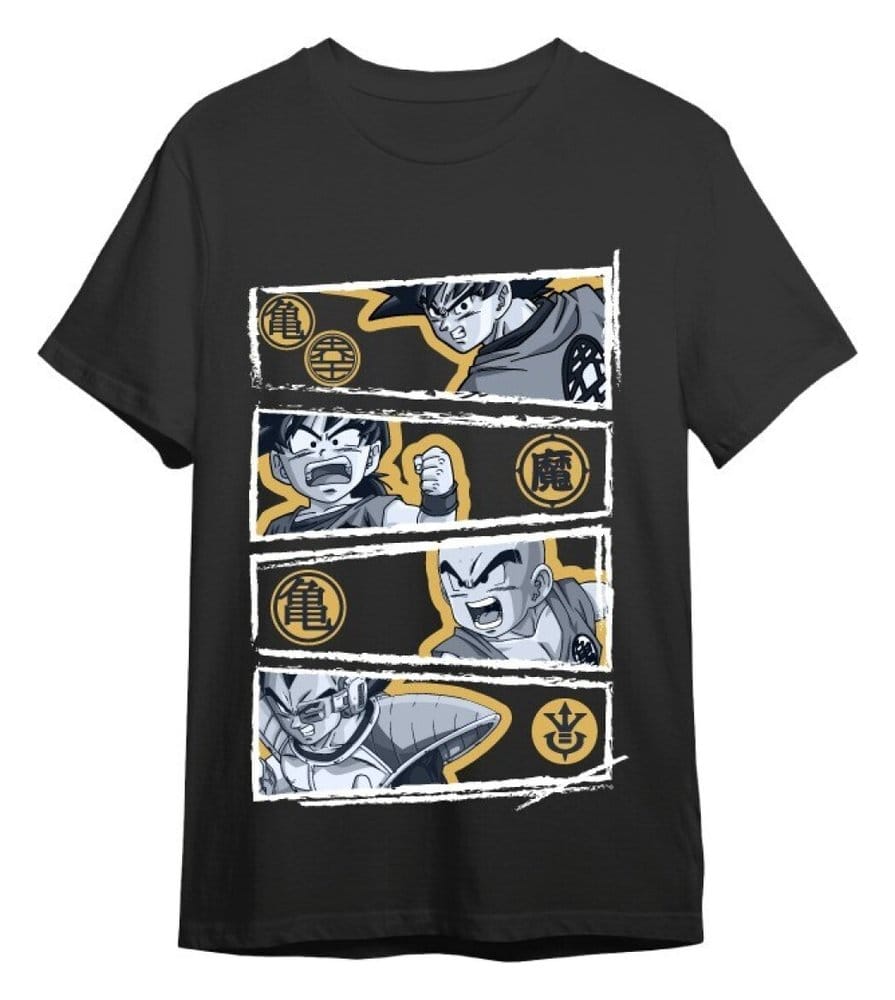 Dragon Ball Z T-Shirt Vegeta Schwarz Größe XXL
