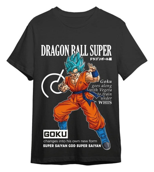 Dragon Ball Super T-Shirt Goku Training Schwarz Größe XXL