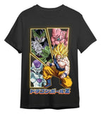Dragon Ball Z T-Shirt Villains & Goku Schwarz Größe XXL