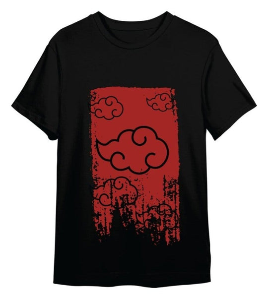 Naruto Shippuden T-Shirt Akatsuki Black Größe XL