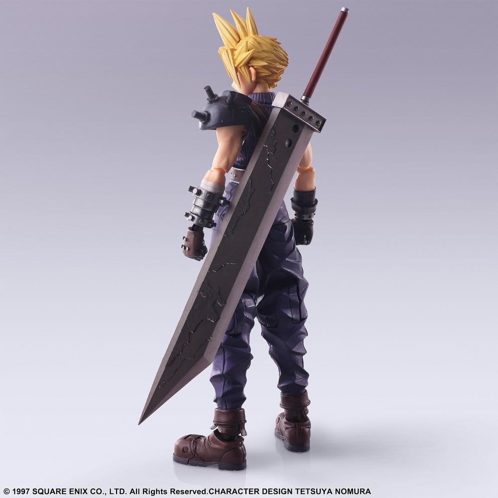 Final Fantasy VII Bring Arts Actionfigur Cloud Strife Digital Plus Edition 15 cm