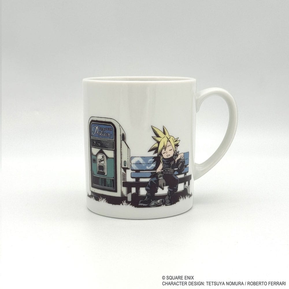 Final Fantasy VII Rebirth Tasse Schlafender Cloud