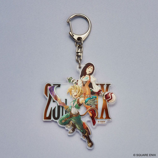 Final Fantasy IX Acryl-Schlüsselanhänger 25th Anniversary Zidane & Garnet