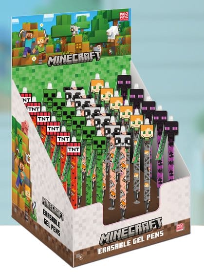 Minecraft Radierbarer Gelstift Characters Display (30)