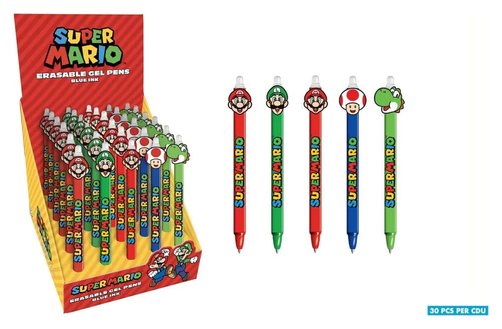 Super Mario Radierbarer Gelstift Display (30)