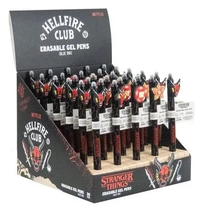 Stranger Things Radierbarer Gelstift Hellfire Club Display (30)