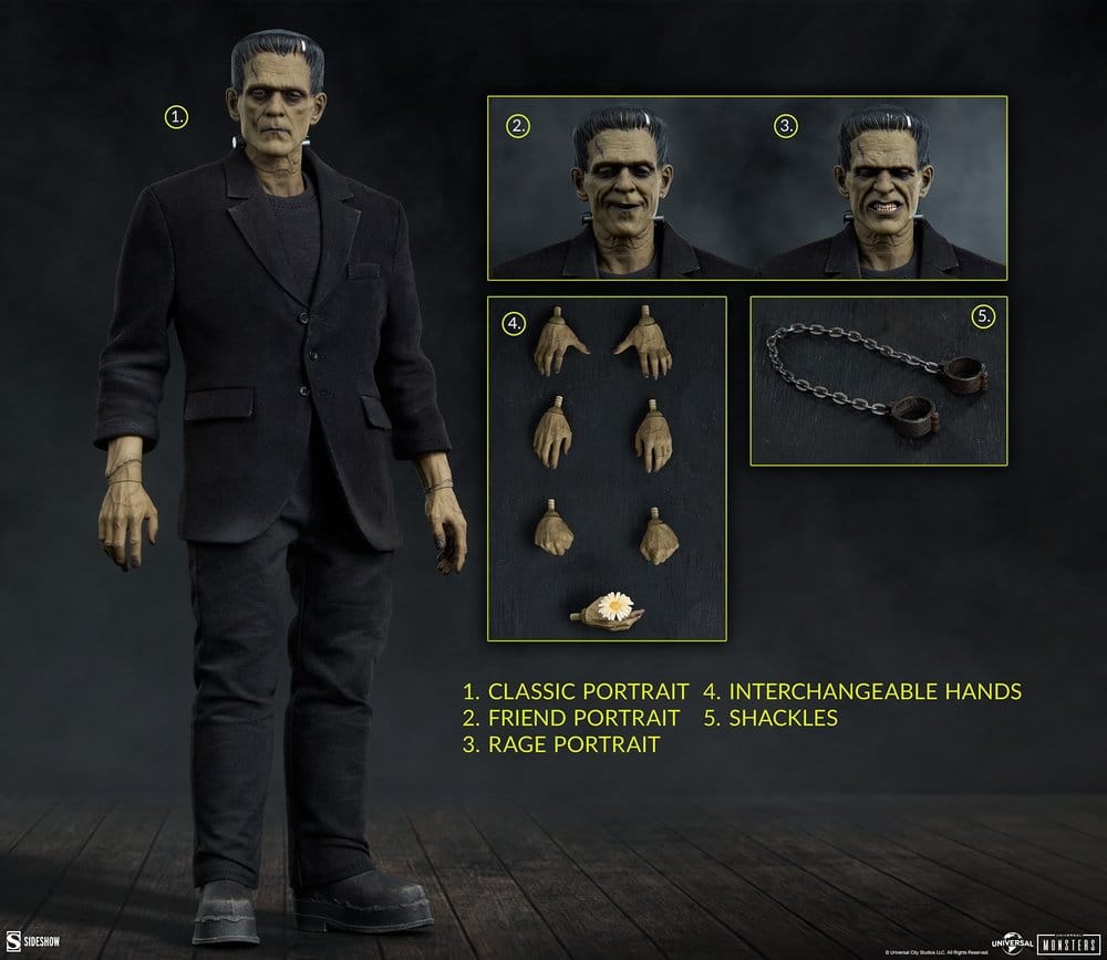 Universal Monsters Actionfigur 1/6 Frankenstein (Deluxe Edition) 33 cm