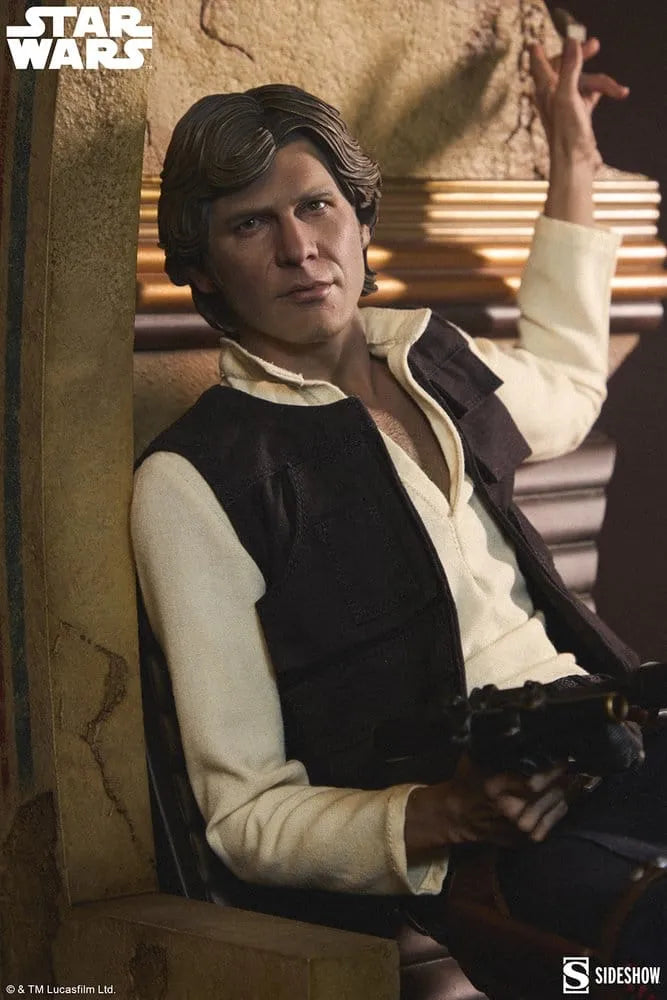 Star Wars Episode IV Mixed Media Premium Format Figur Han Solo: Sorry About the Mess 32 cm