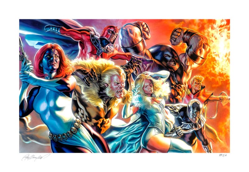 Marvel X-Men Kunstdruck The Brotherhood of Mutants by Felipe Massafera 46 x 66 cm - ungerahmt