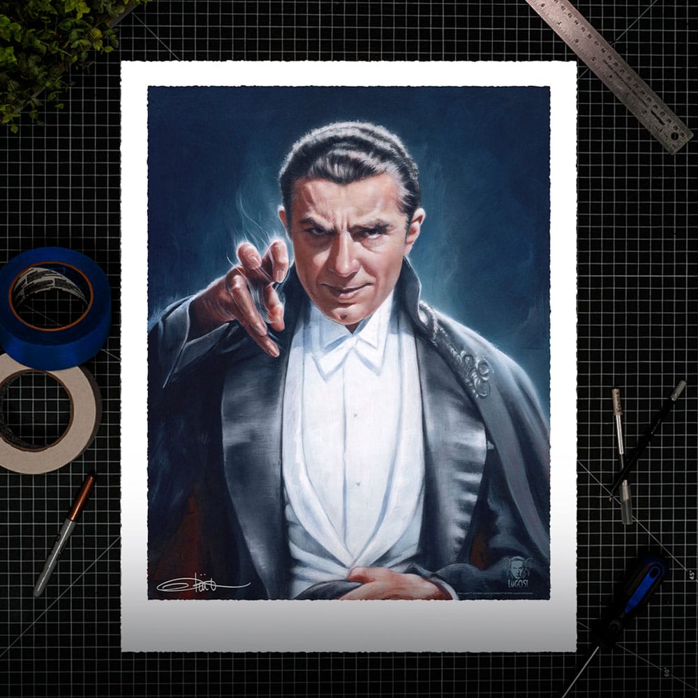 Dracula Kunstdruck Count Dracula by Olivia De Berardinis 56 x 43 cm - ungerahmt