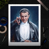Dracula Kunstdruck Count Dracula by Olivia De Berardinis 56 x 43 cm - ungerahmt