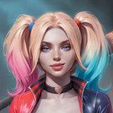 DC Comics Kunstdruck Harley Quinn 41 x 61 cm - ungerahmt