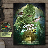 Der Schrecken vom Amazonas Kunstdruck Creature from the Black Lagoon (3D Variant) by Ruiz Burgos 61 x 46 cm - ungerahmt