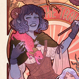 Critical Role Kunstdruck Laura Bailey: 10th Anniversary Art Nouveau Illustrations 46 x 28 cm - ungerahmt