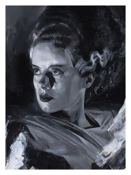 Frankensteins Braut Kunstdruck Bride of Frankenstein by Chris Valentine 41 x 31 cm - ungerahmt