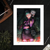 DC Comics Kunstdruck &nbsp;Punchline (The Joker 80th Anniversary 100-Page Super Spectacular #1 (2020)) 61 x 46 cm - ungerahmt