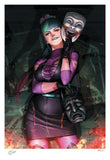 DC Comics Kunstdruck &nbsp;Punchline (The Joker 80th Anniversary 100-Page Super Spectacular #1 (2020)) 61 x 46 cm - ungerahmt