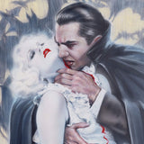 Dracula Kunstdruck The Kiss by Olivia De Berardinis 70 x 43 cm - ungerahmt