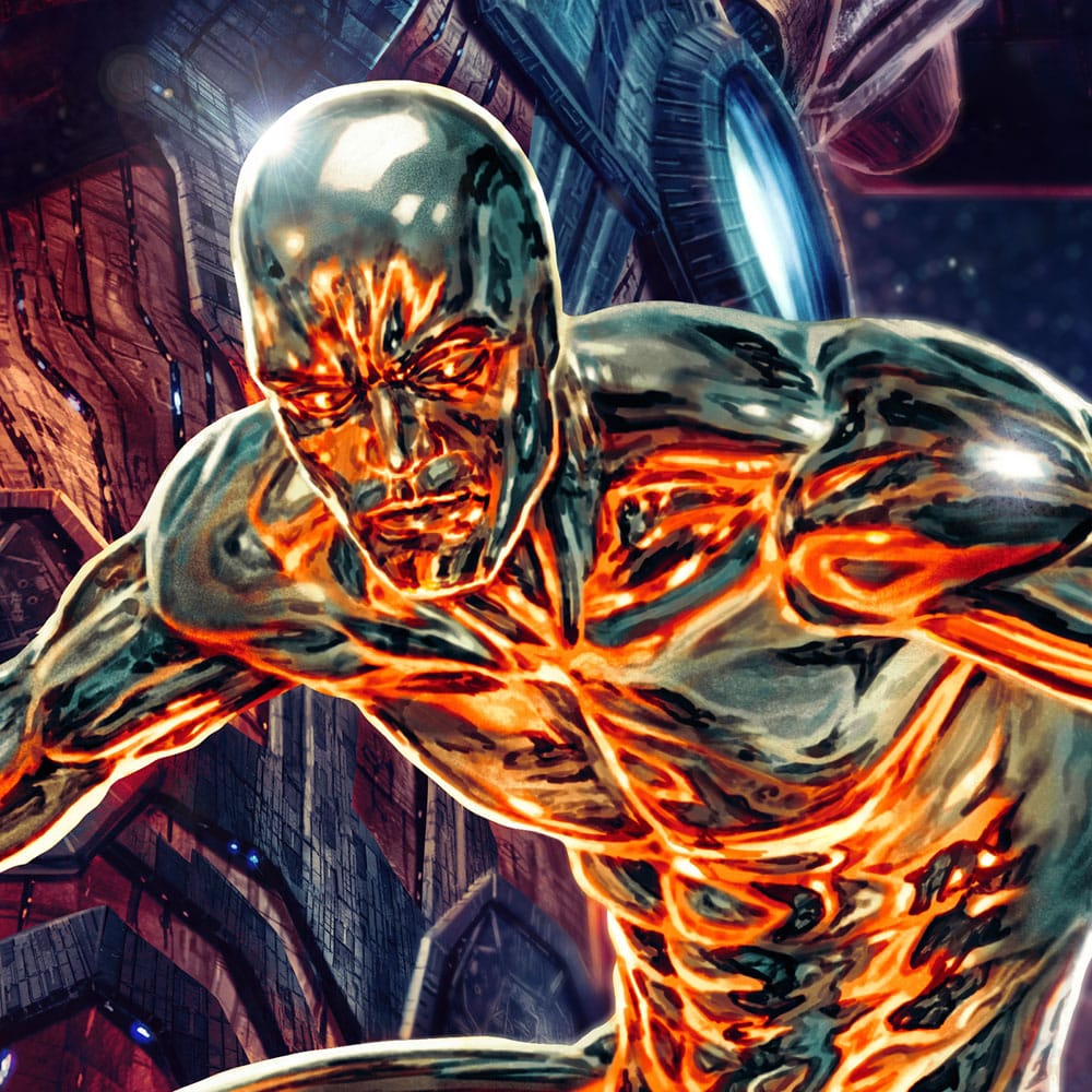 Marvel Kunstdruck Galactus and the Silver Surfer 61 x 41 cm - ungerahmt