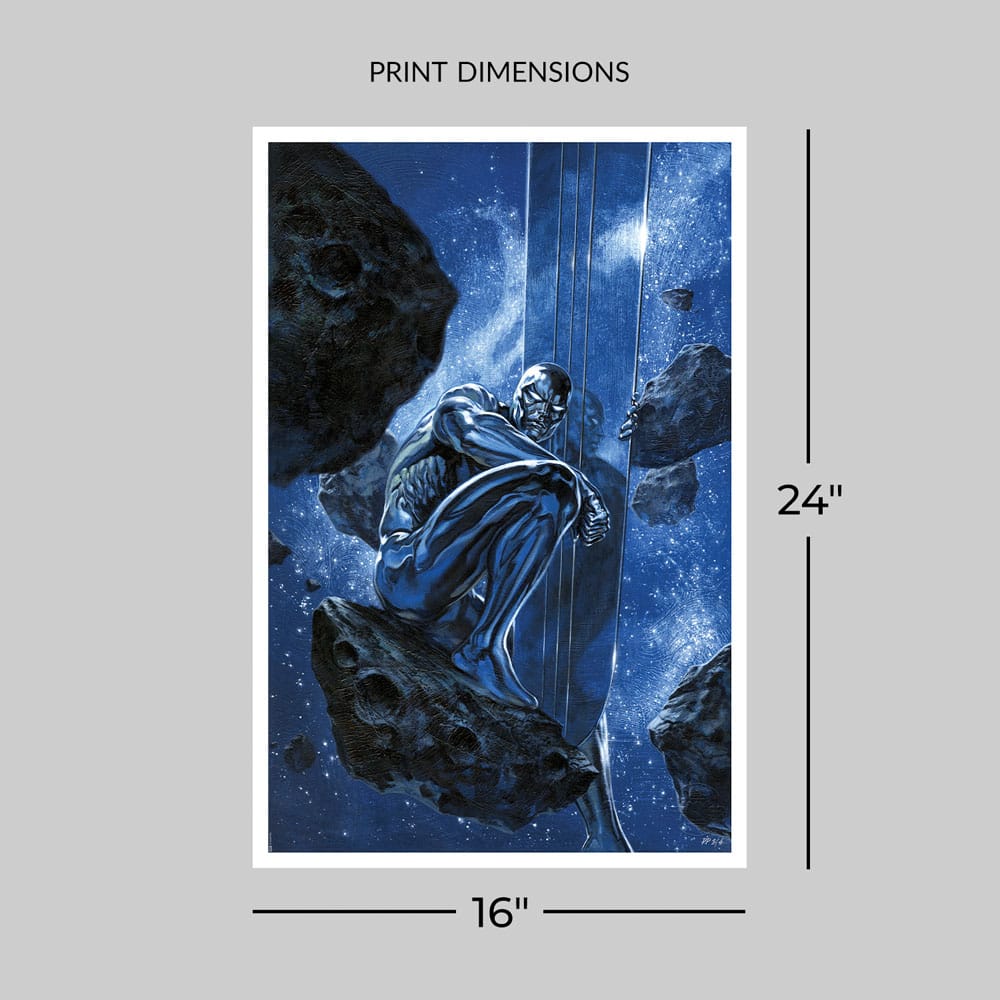 Marvel Kunstdruck Silver Surfer: Ghost Light 61 x 41 cm - ungerahmt