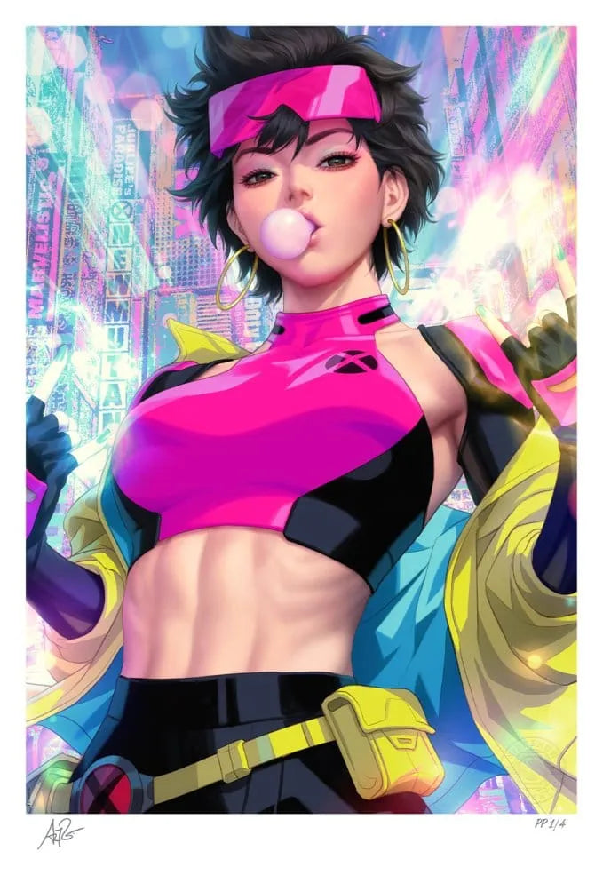 X-Men Marvel Kunstdruck Jubilee 46 x 61 cm - ungerahmt