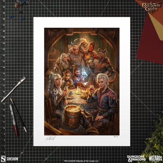 Baldur's Gate III Kunstdruck The Elfsong Tavern 61 x 46 cm - ungerahmt