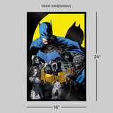 DC Comics Kunstdruck Batman #1 (High-Gloss Black Edition) 41 x 61 cm - ungerahmt