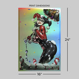 DC Comics Kunstdruck Harley Quinn (Exclusive Edition) 41 x 61 cm - ungerahmt
