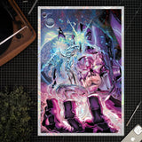 Marvel Kunstdruck Death of the Silver Surfer 41 x 61 cm - ungerahmt
