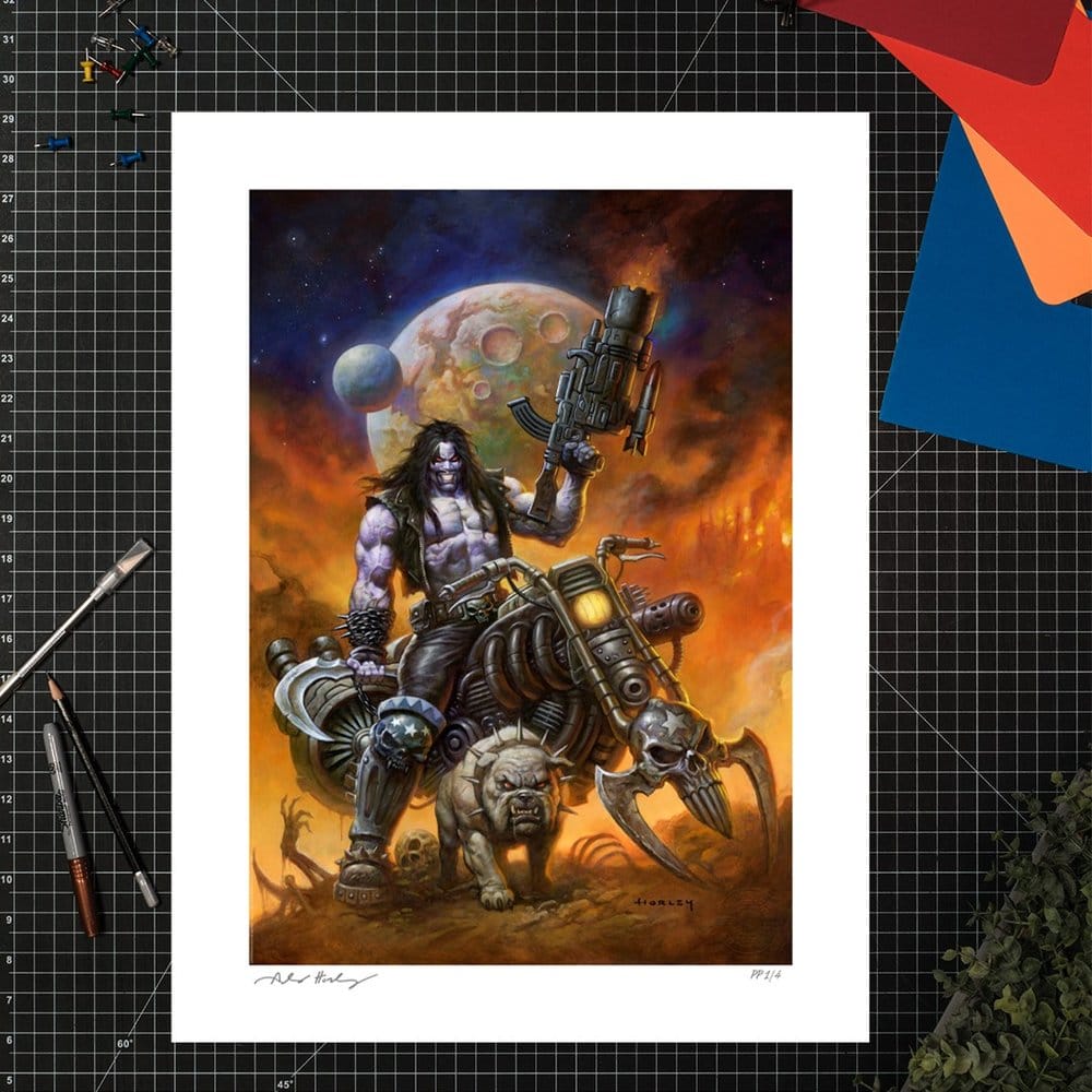 DC Comics Kunstdruck Lobo™: The Main Man by Alex Horley 46 x 61 cm - ungerahmt