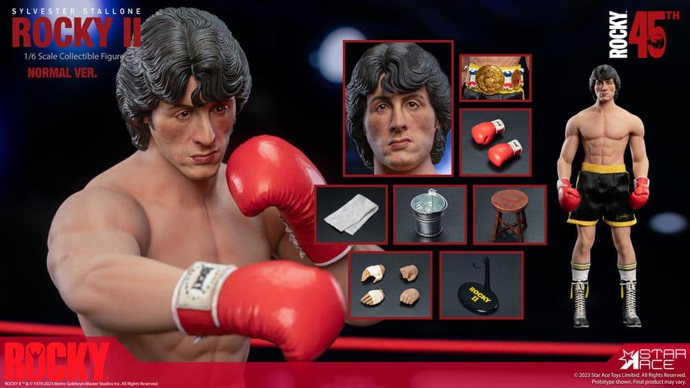 Rocky II Statue 1/6 Rocky Normal Version 30 cm - Smalltinytoystore