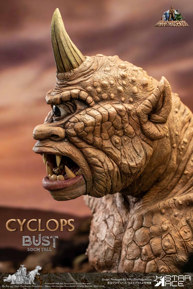 Sindbads siebente Reise Büste Ray Harryhausens Cyclops 50 cm