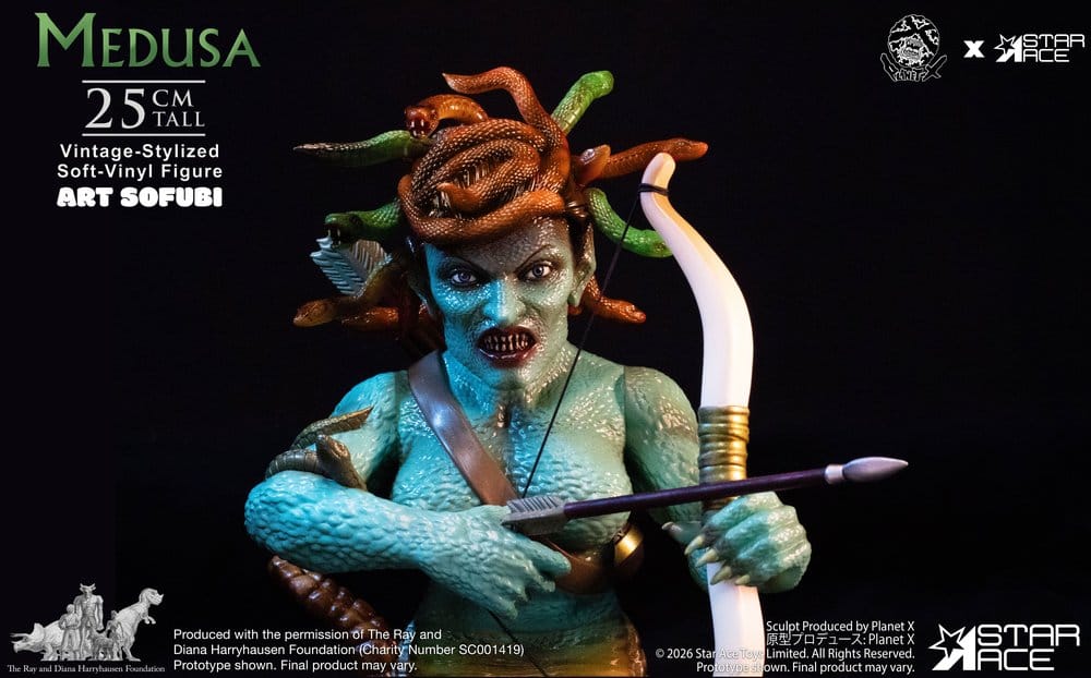 Ray Harryhausen Soft Vinyl Statue Medusa (Vintage-Style) 25 cm