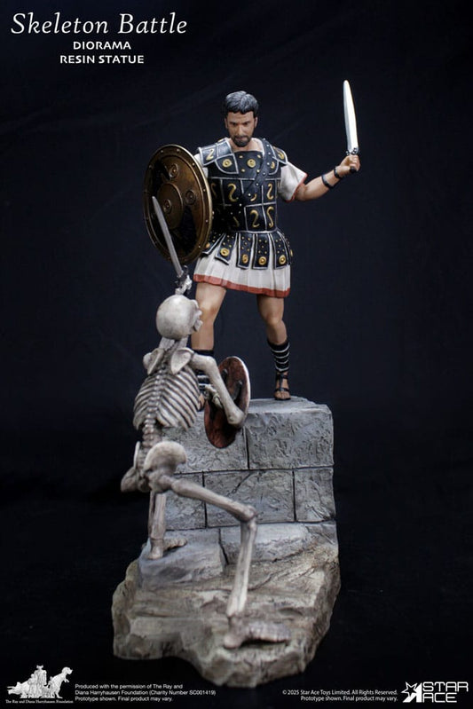 Ray Harryhausen Diorama 1/8 Skeleton Battle Scene 30 cm