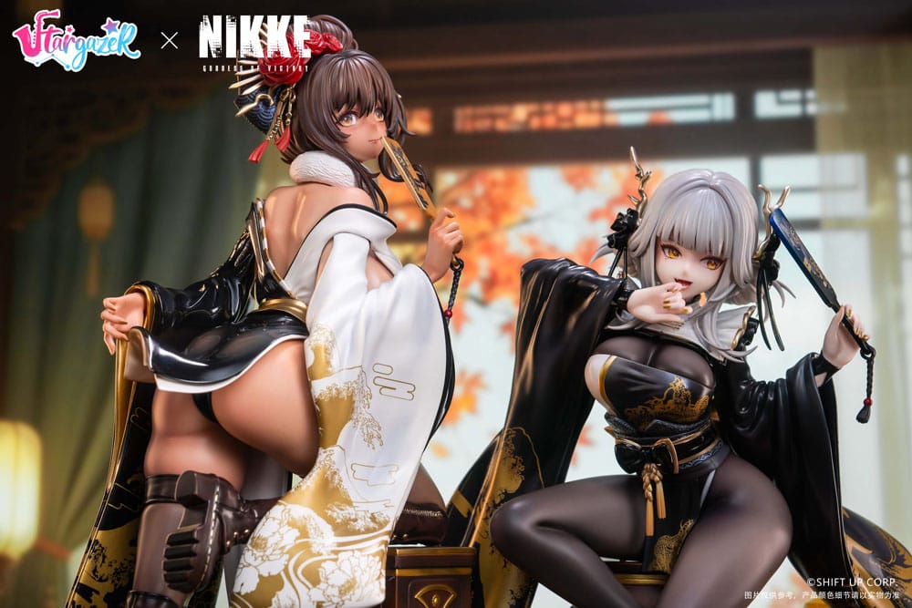 Goddess of Victory: Nikke PVC Statuen 2er-Set 1/4 Blanc & Noir