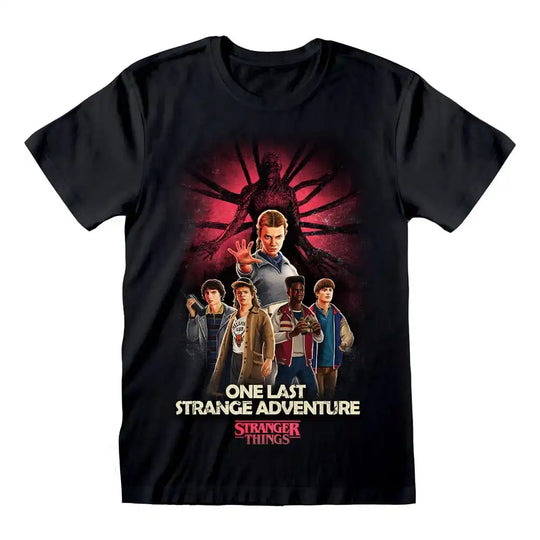 Stranger Things T-Shirt Group Artwork One Last Strange Adventure Colour Größe XL
